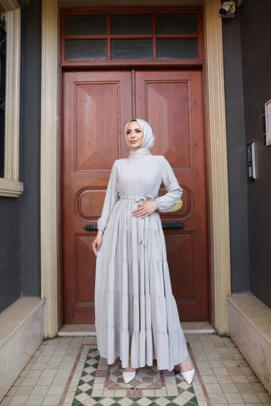 KATREL ELBİSE & Bej - 8005 - 1