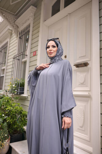 LİNAYA ELBİSE Gri - 2245 - 3