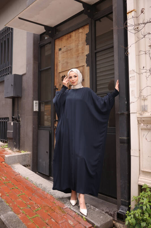 LİNAYA ELBİSE Lacivert - 2245 - 1