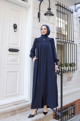 NAZENDE FERACE & Lacivert 9032 - Kadeem Giyim