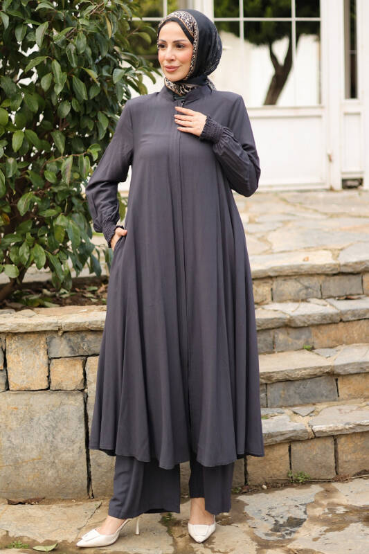 Nessa Hac & Umre Takımı – Viskon Yıldız Kumaş (38–48 Beden) - 1