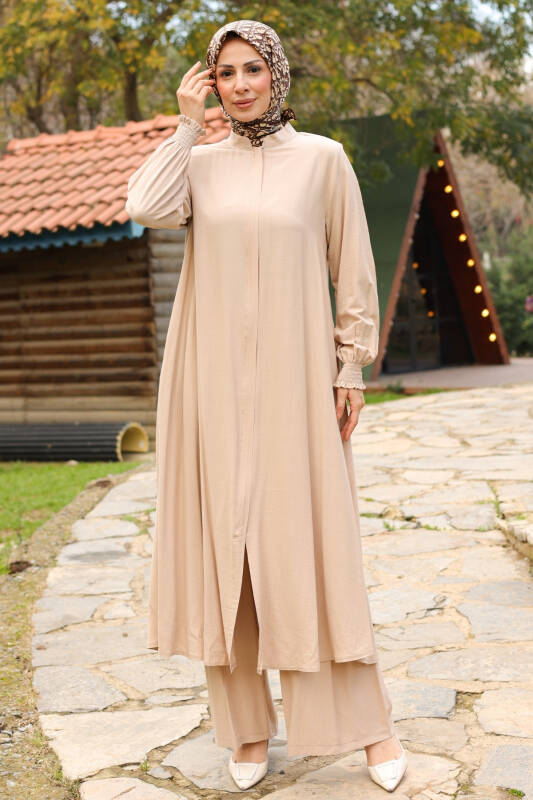 Nessa Hac & Umre Takımı – Viskon Yıldız Kumaş (38–48 Beden) - 2