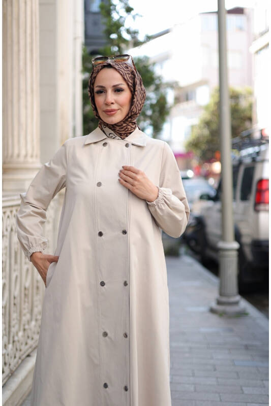 Nevin Gabardin Kap Bej - 422537 - 6