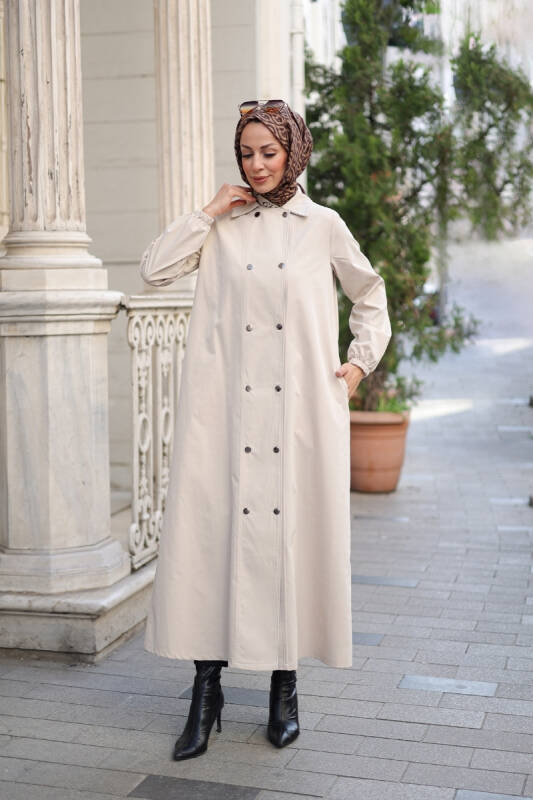 Nevin Gabardin Kap Bej - 422537 - 8