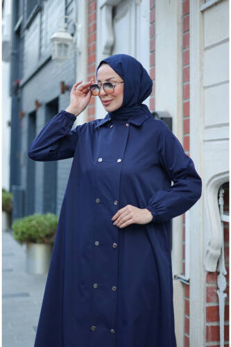 Nevin Gabardin Kap Lacivert - 422537 - 4