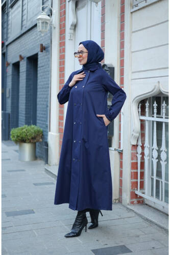 Nevin Gabardin Kap Lacivert - 422537 - 8