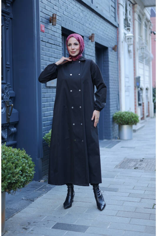 Nevin Gabardin Kap Siyah - 422537 - 1