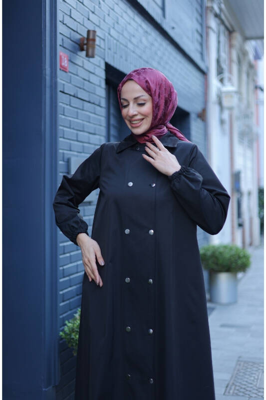 Nevin Gabardin Kap Siyah - 422537 - 6
