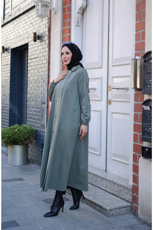 Nevin Gabardin Kap Yeşil - 422537 - 1