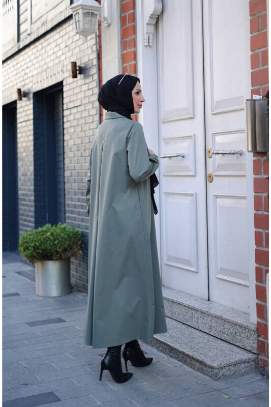 Nevin Gabardin Kap Yeşil - 422537 - 3
