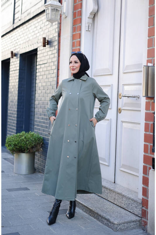 Nevin Gabardin Kap Yeşil - 422537 - 8