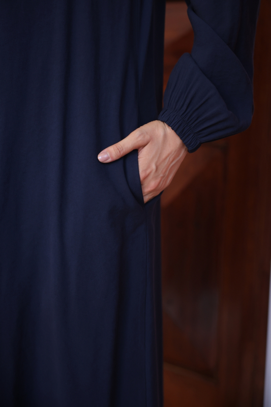 Nisa Çift Çıtçıtlı Kap Lacivert - 9046 - 3