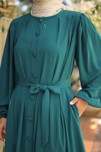 NUYA FERACE Yeşil - 9002 - Kadeem Giyim (1)