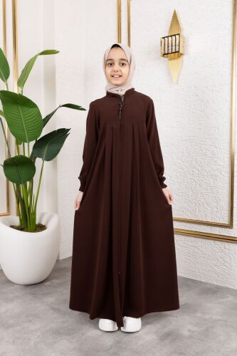 ROBALI PİLELİ ÇOCUK FERACE & Kahverengi - 4005 
