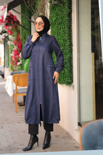 Rüya Süet Kaban Lacivert - 422529 - 8