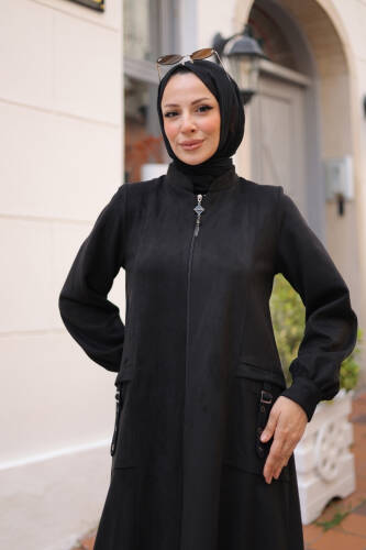 Rüya Süet Kaban Siyah - 422529 - 6