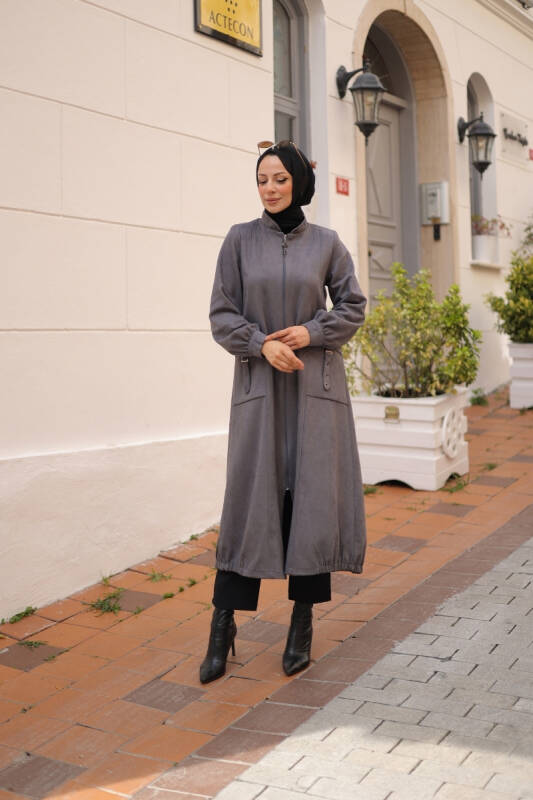 Rüya Süet Kaban Füme - 422529 - 1