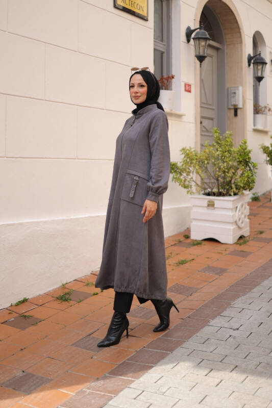Rüya Süet Kaban Füme - 422529 - 3