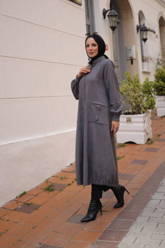 Rüya Süet Kaban Füme - 422529 - 4
