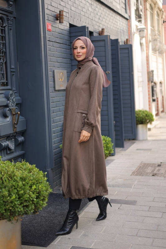Rüya Süet Kaban Haki Yeşil- 422529 - 2