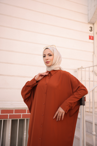 Sadezen İkili Takım Kiremit - 3003 - Kadeem Giyim (1)