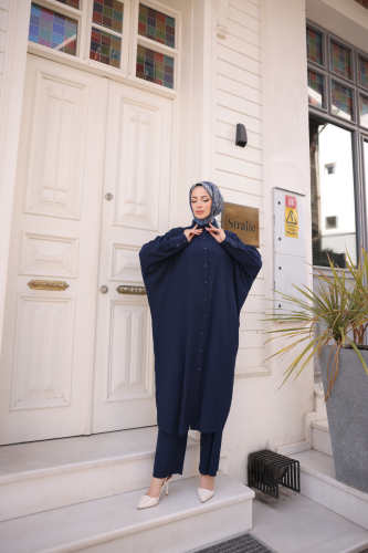 Sadezen İkili Takım  Lacivert 3003 - Kadeem Giyim