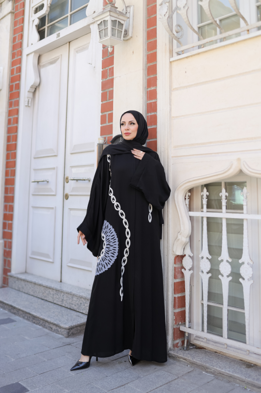 SAVİNA KİMONO & Siyah - 9009 - 8