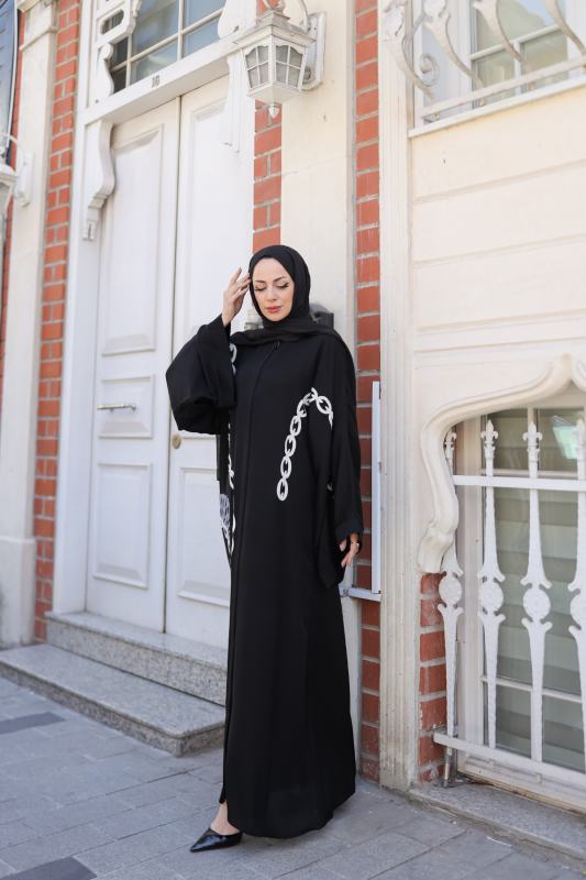 SAVİNA KİMONO & Siyah - 9009 - 10