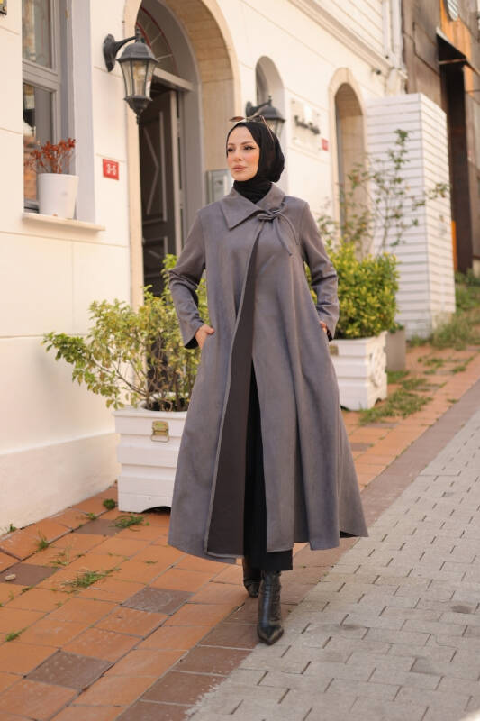 Selva Süet Kaban Füme - 422535 - 6