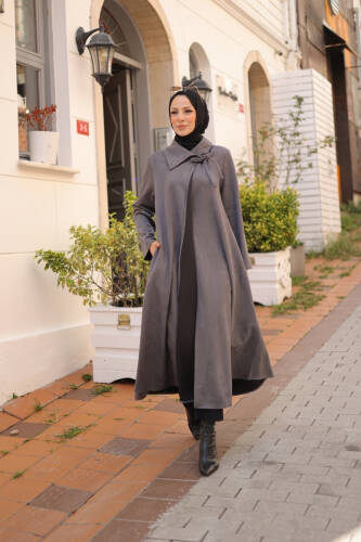 Selva Süet Kaban Füme - 422535 - 8