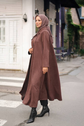 Selva Süet Kaban Kahverengi - 422535 - 4