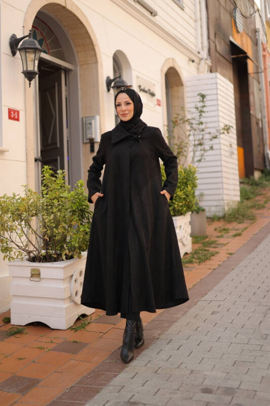 Selva Süet Kaban Siyah - 422535 - 9