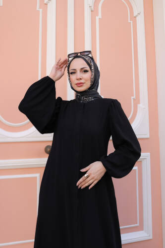 SEVGİ FERACE & 2024 Siyah - 2024 - Kadeem Giyim (1)