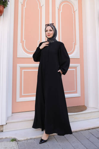 SEVGİ FERACE & 2024 Siyah - 2024 - Kadeem Giyim