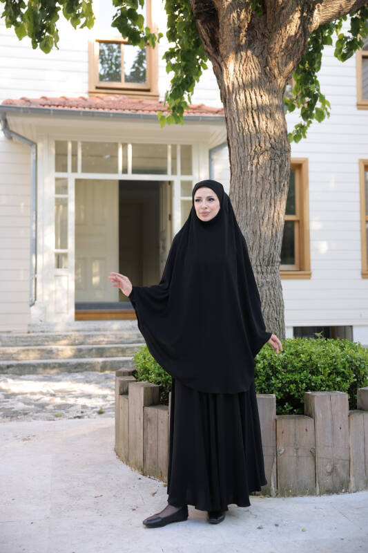 SULTAN BAŞ ÇARŞAF-I ŞERİF Siyah - 5008 - 14