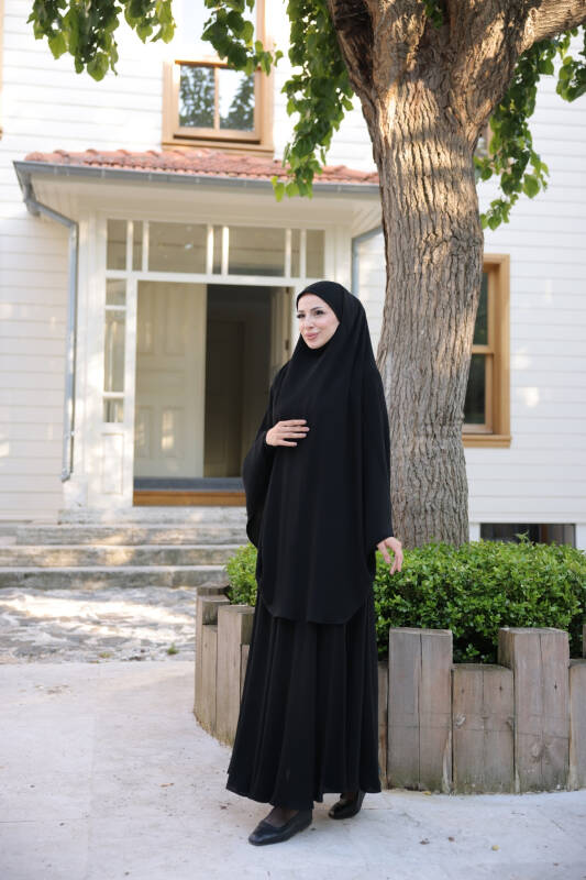 SULTAN BAŞ ÇARŞAF-I ŞERİF Siyah - 5008 - 15