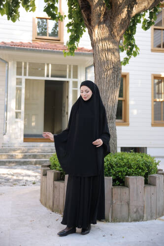 SULTAN BAŞ ÇARŞAF-I ŞERİF Siyah - 5008 - 16