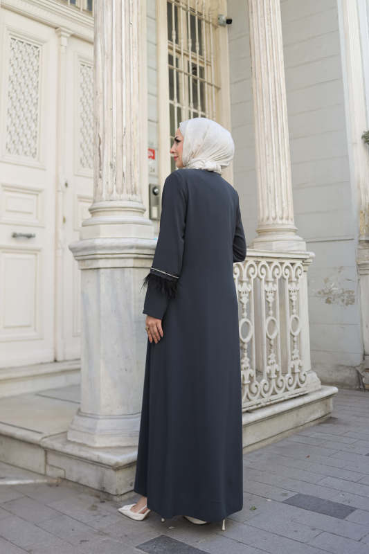 Tüyla Ferace Füme - 9027 - 3