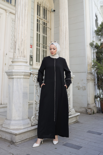Tüyla Ferace Siyah - 9027 