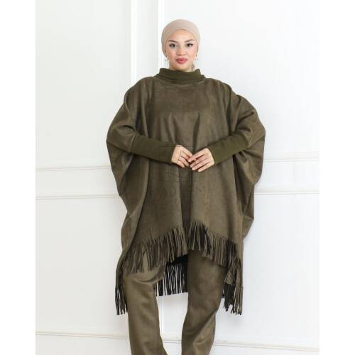 Viona Süet Panço - 2015 - Kadeem Giyim (1)