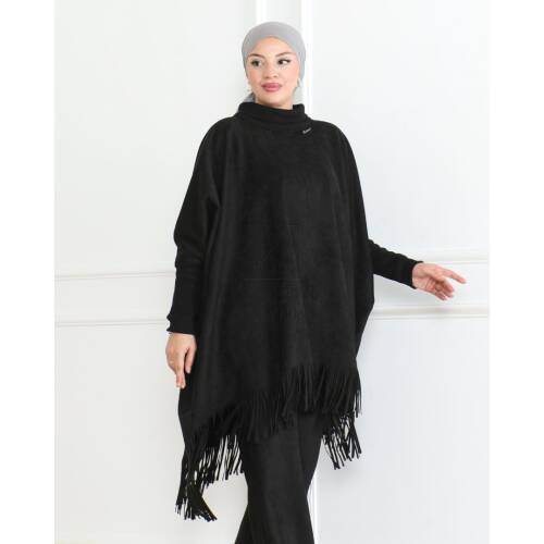 Viona Süet Panço - 2015 - Kadeem Giyim