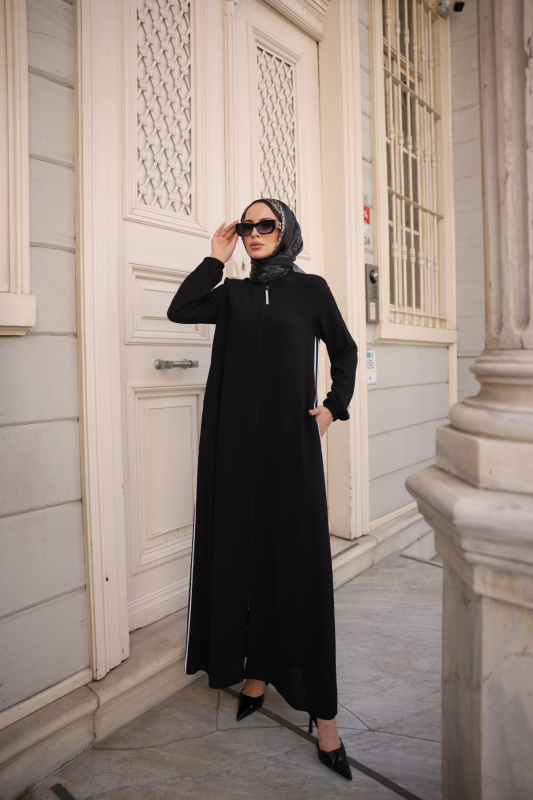 Yandan Biyeli Spor Siyah - 9003 - 1