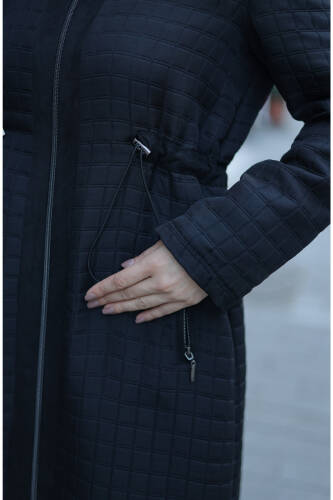 Zerina Kapitone Süet Kap Siyah - 422527 - 7