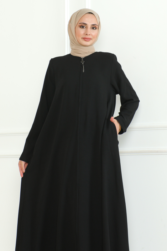 Zeya Ferace Siyah - 9025 - 2