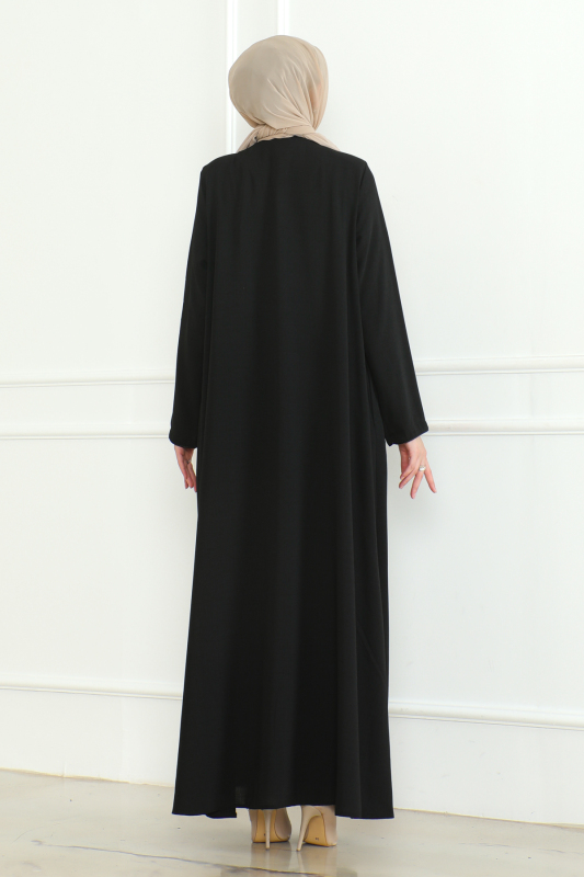 Zeya Ferace Siyah - 9025 - 6