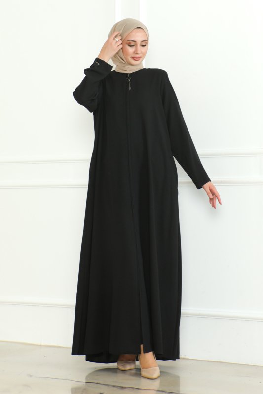 Zeya Ferace Siyah - 9025 - 9
