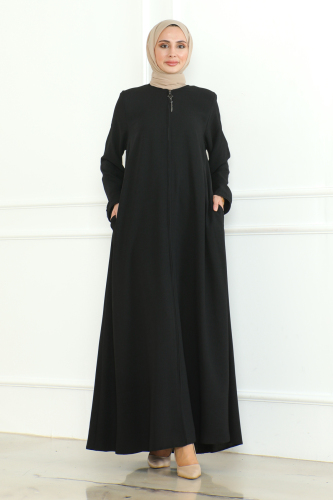 Zeya Ferace Siyah - 9025 - 10
